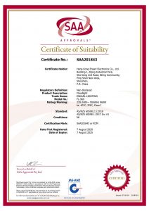 Enkarl Outdoor Lighting Products certificate - CertificateND201843
