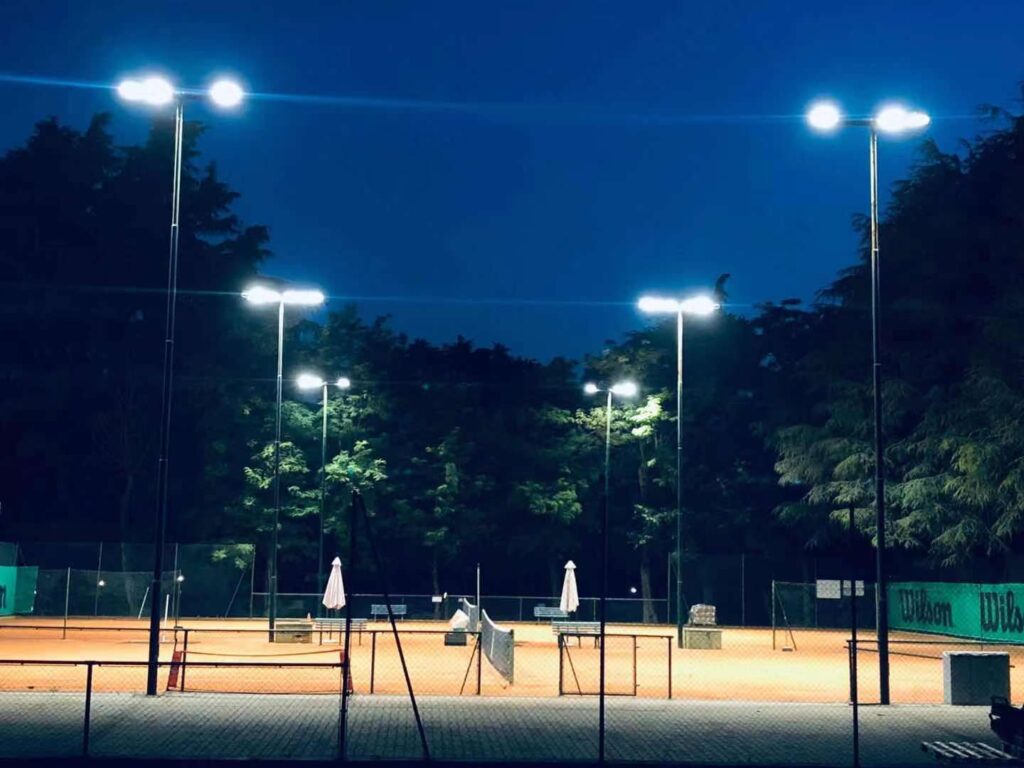 Federation Italian Tennis court lighting